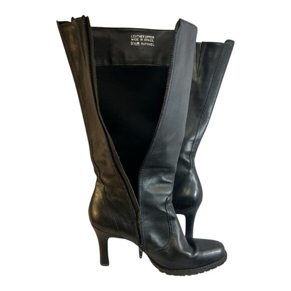 White Mountain Black Heeled Boots - Picture 9 of 15